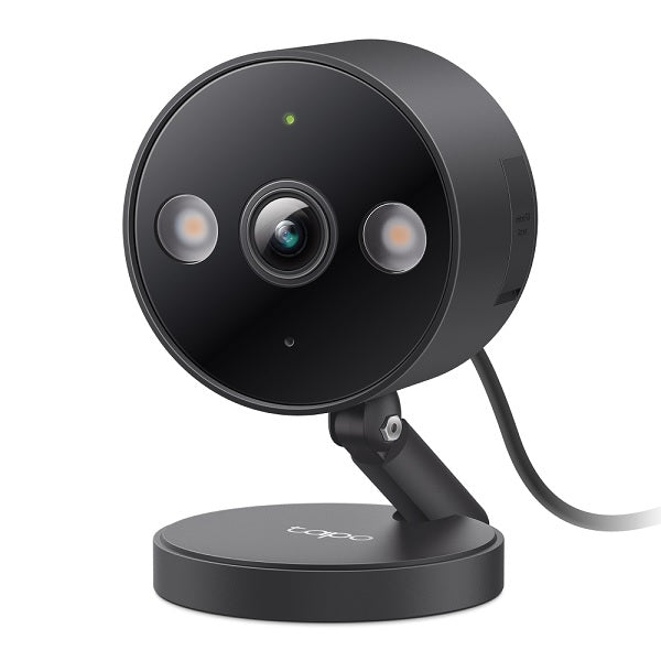 Cámara vigilancia Wi-Fi TP-Link Tapo C121 color negro 2K QHD 4MP interior/exterior IP66 base magnética IR LED 940nm audio 2-vías Full-Color Night