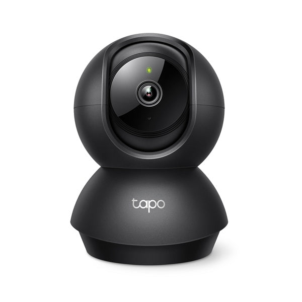 Cámara vigilancia Wi-Fi TP-Link Tapo C201 color negro 1080P HD pan/tilt detección de movimiento audio bidireccional visión nocturna