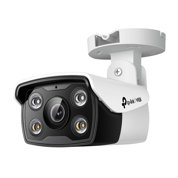 Cámara IP Bullet TP-Link VIGI C340 2.8mm 4MP Full Color exterior IP67 SmartVid visión nocturna H.265+ PoE ONVIF slot MicroSD 256GB