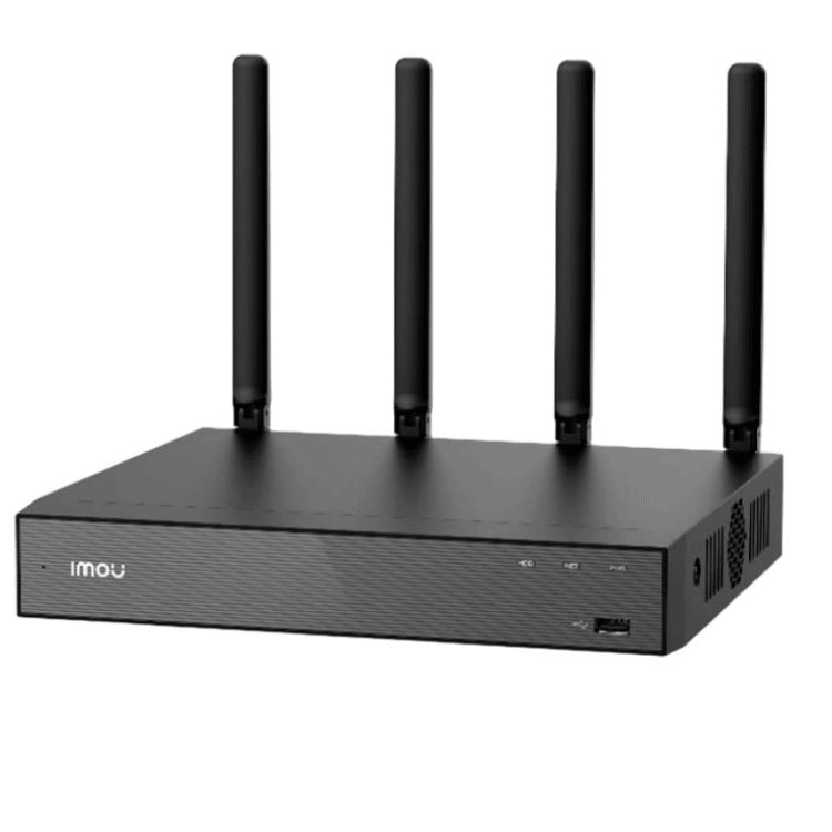 NVR IMOU NVR-N118W-8A0E Wifi 18 Canales Disco duro de 3.5 pulgadas hasta 16T microfono y altavoz integrados cuatro antenas 2,4 G/5 G Wi-Fi 6 aplicacion