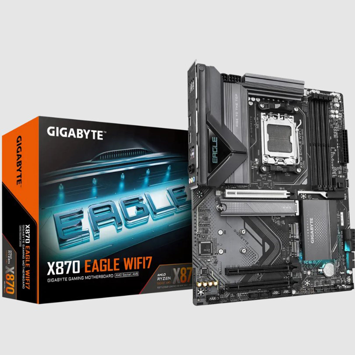 MOTHERBOARD GIGABYTE (X870 EAGLE WIFI7) SOCKET AM5, 4*DDR5 8000MHZ, HDMI, ATX, WIFI7/BT. tech