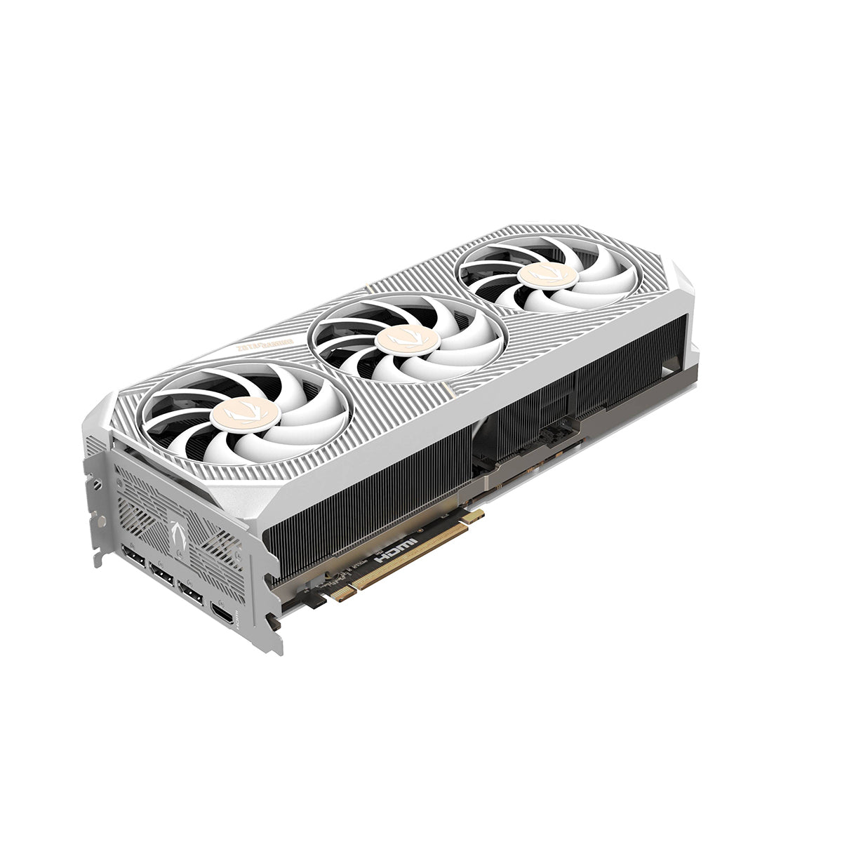 TARJETA DE VIDEO ZOTAC (ZT-B50800Q-10P) RTX 5080 SOLID OC WHITE EDITION 16GB GDDR7,PCIE 5,3*FAN.TECH