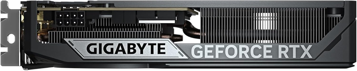 GIGABYTE Tarjeta gráfica GeForce RTX 5060 WINDFORCE OC 8G, 8 GB 128 bits GDDR7, PCIe 5.0, Sistema de refrigeración WINDFORCE, Tarjeta de Video GV-N5060WF2OC-8GD. TECHS