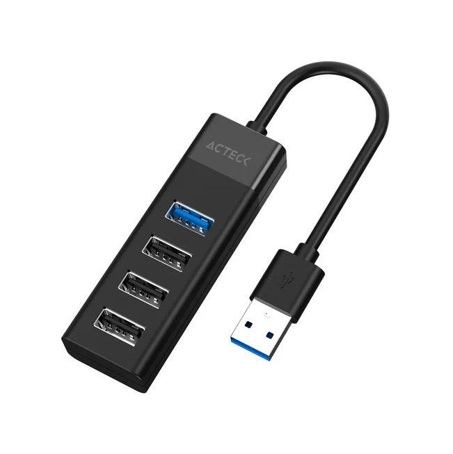 HUB ActeckPort X4 DH422 4 en 1 Entrada USB A/1xUSB 3.0/3xUSB 2.0