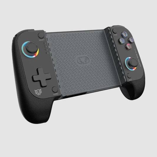 Gamepad Inalambrico para Móvil Balam Rush Kontrol Move G626 Negro BT 5.0 Compatible con Android IOS Botones Mecánicos Gatillos Sensibles Funciones Turbo RGB Recargable Legend