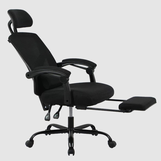 Silla Gamer Balam Rush Bolt Nou G Azender Negro Tela de Nylon Transpirable Incluye Reposapiés Acojinado