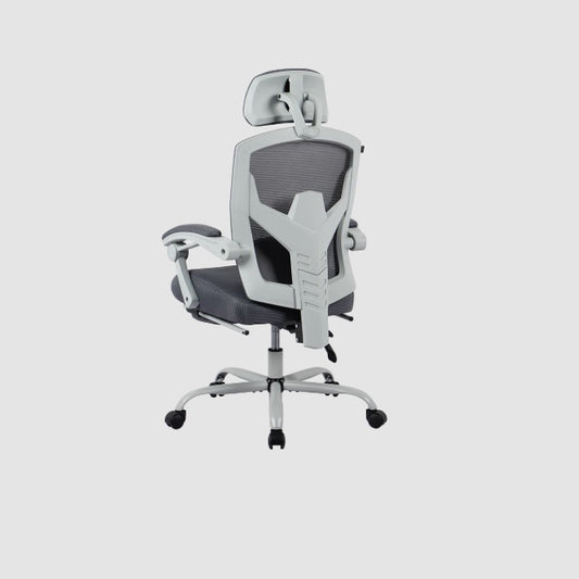 Silla Gamer Balam Rush Bolt Nou G Azender Gris Tela de Nylon Transpirable Incluye Reposapiés Acojinado