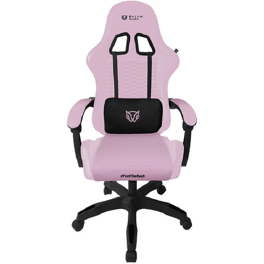 Silla Gamer Balam Rush Power Rush V2 Ergonomica Reclinable Rosa/Negro
