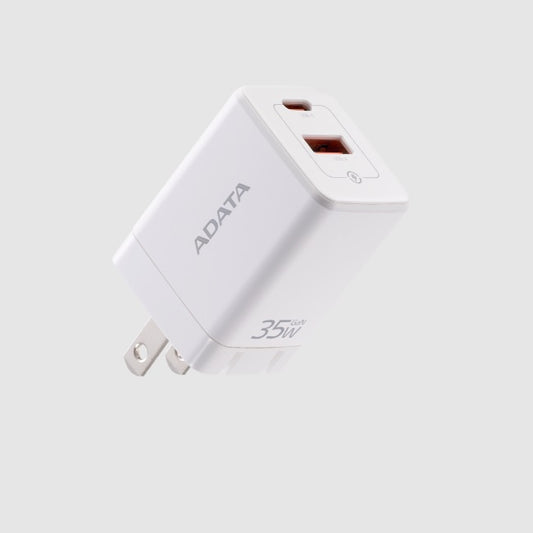 Cargador de pared ADATA 35W 1xUSB C 1xUSB A blanco