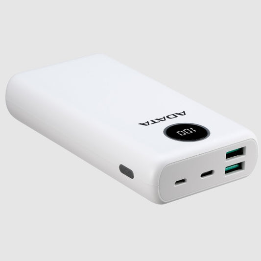 Cargador ADATA Power Bank 20000mAh blanco P20000 AP20000QCD-DGT-CWH