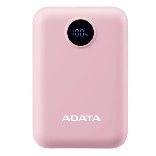 Cargador ADATA Power Bank 10000mAh rosa PC10022-12PK