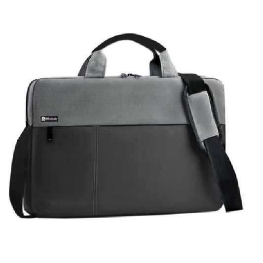 Maletín portafolio Brobotix para laptop de 15.6 a 17 pulg Oslo modelo 6006757 color Gris