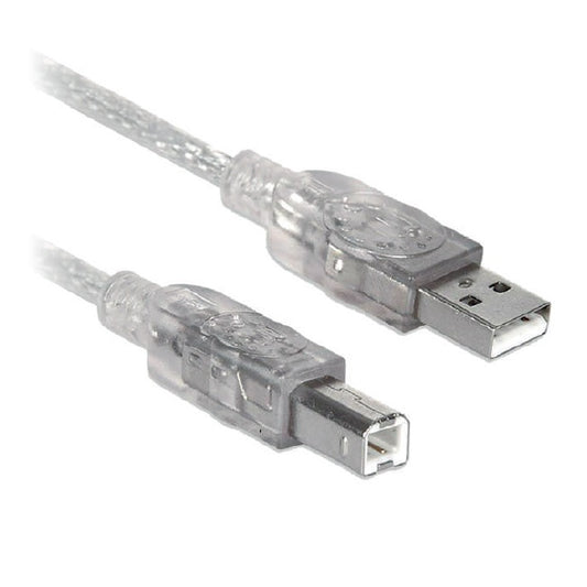 Cable Brobotix USB V2.0 TIPO A TIPO B Traslucido 1.8 m