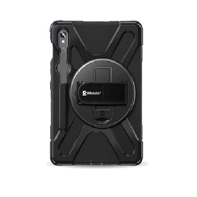 Funda Brobotix de uso rudo con correa y giro 360 para galaxy S10 FE 10.9 pulg compatibleX520/X526B/X620/X626B/X406/X400 color Negro
