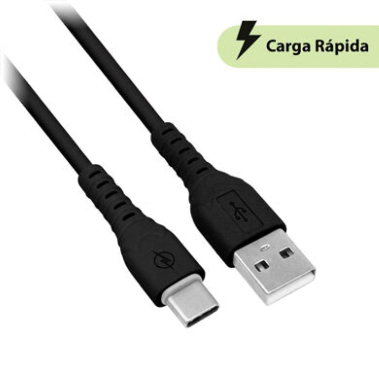 Cable Brobotix de carga rapida Negro USB V3.0 tipo A-C de 2M 6008607