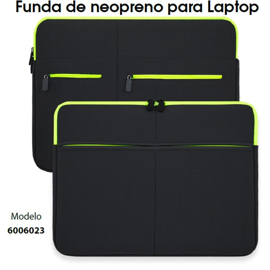 Funda Brobotix Aircase de Neopreno Para Laptop 15.6 Negro