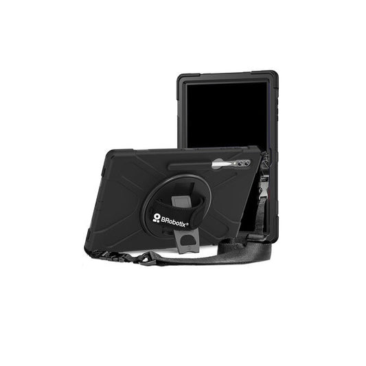 Funda Brobotix de uso rudo y giro 360 para Samsung Galaxy S9+ 12.4 compatible con S7FE/S9FE+/ S7+/S8+/ S9+/S10+ color Negro