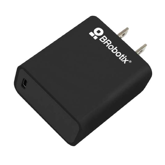 Cargador Brobotix 20W carga rapida USB-TIPO C V3.0 color Negro