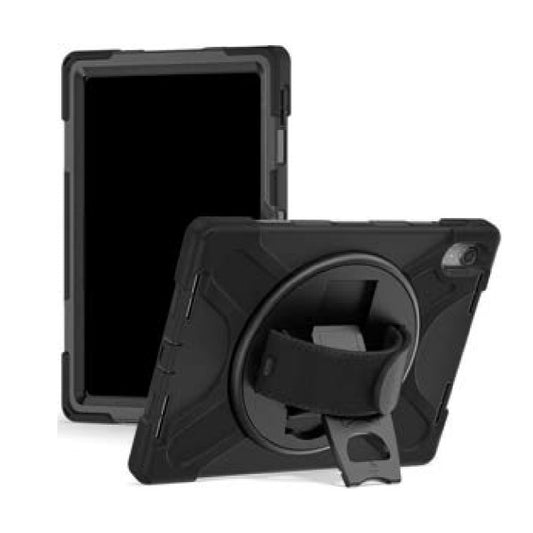 Funda de uso rudo Brobotix con correa y giro 360 para Lenovo compatible con K11 TB-330XUP / TB-330FU 6007495 color Negro