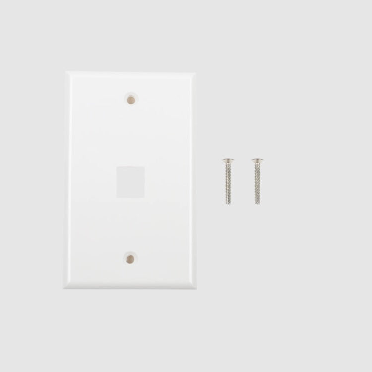 Placa de Pared Linkedpro by Epcom de 1 puerto Keystone Color Blanco