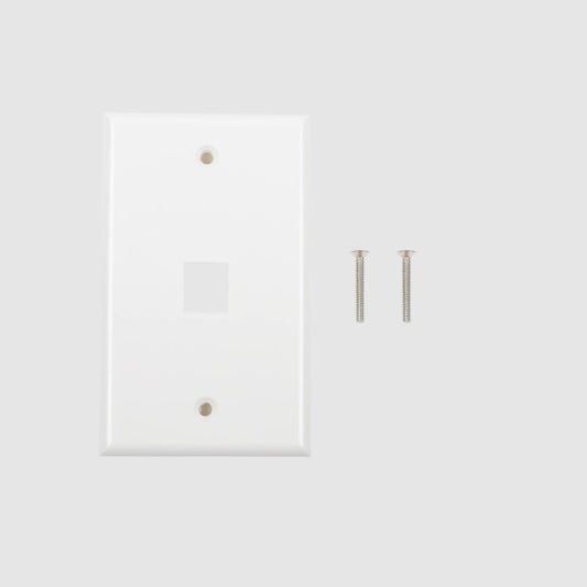 Placa de Pared Linkedpro by Epcom de 1 puerto Keystone Color Blanco