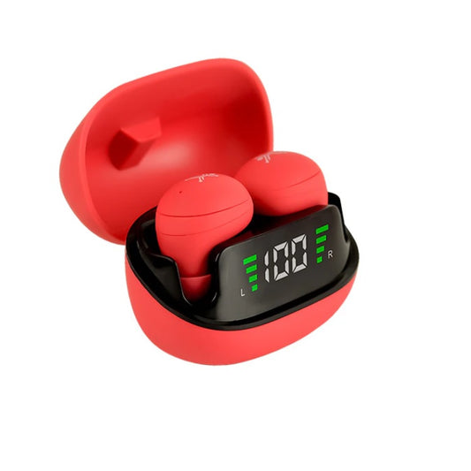 Audifonos Perfect Choice Inalambricos Bluetooth tamaño Mini Tiny Beatz modelo PC-117087 color Rojo