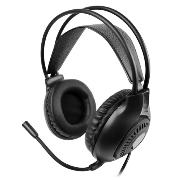Audifono diadema Perfect Choice Alambricos PC-112150 para streaming 3.5mm Stream Pro Negro
