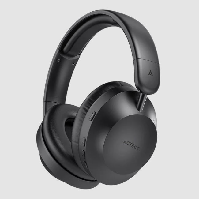 Audifonos Diadema Acteck TRITON PRO HP636 Negro Omnidireccional Bluetooth 5.4 y Conexión Aux