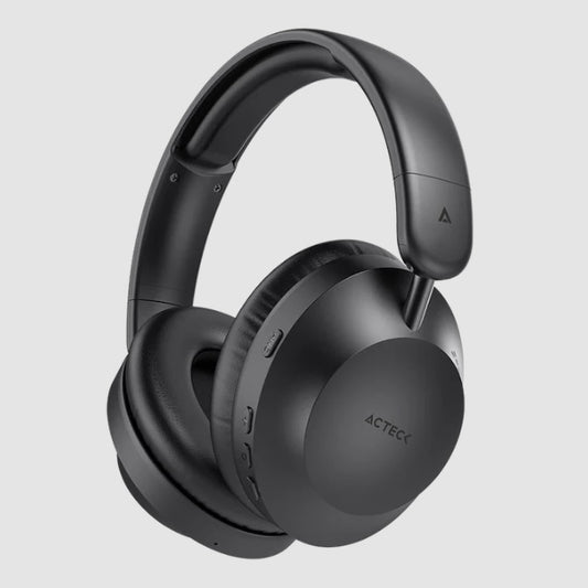 Audifonos Diadema Acteck TRITON PRO HP636 Negro Omnidireccional Bluetooth 5.4 y Conexión Aux