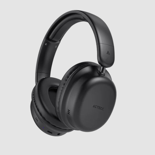 Audifonos Diadema Acteck Honour 2 Plus HP626 Negro Omnidireccional Conexión Bluetooth 5.4 y Aux