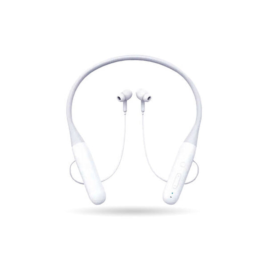 Audifono Brobotix inalambrico TWS deportivo con banda para cuello color Blanco