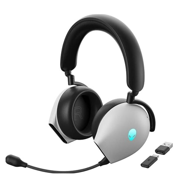 Audifono Dell Alienware Inalambrico AW920H USB A / USB C cancelación de ruido Blanco