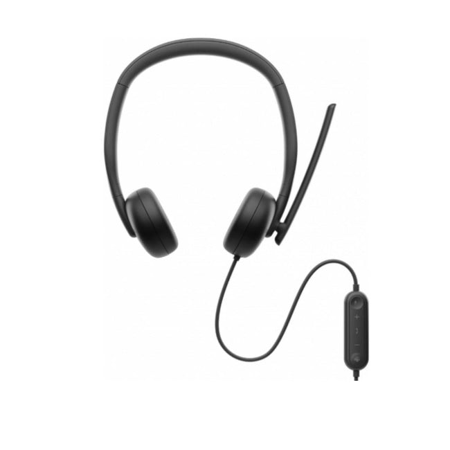 Audifonos Dell WH302 c/microfono alambricos USB Negro