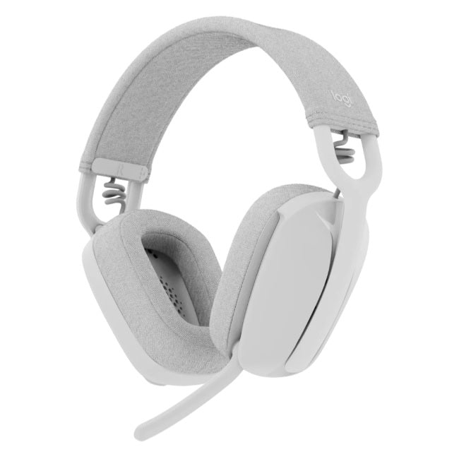 Diadema Logitech ZONE VIBE bluetooth blanco con microfono