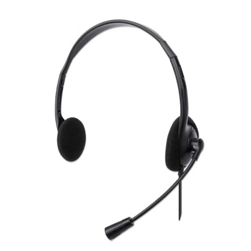 AUDIFONO C/MICROFONO MANHATTAN USB LIGERO