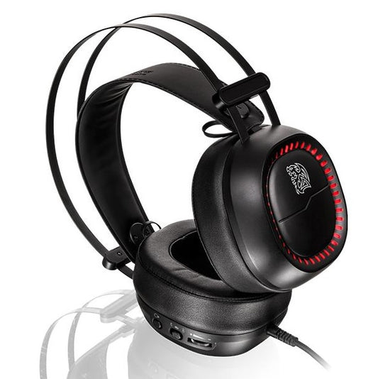 Diadema Thermaltake Gamer HT Shock Pro RGB 7.1 USB HT-SHK-DIECBK-25