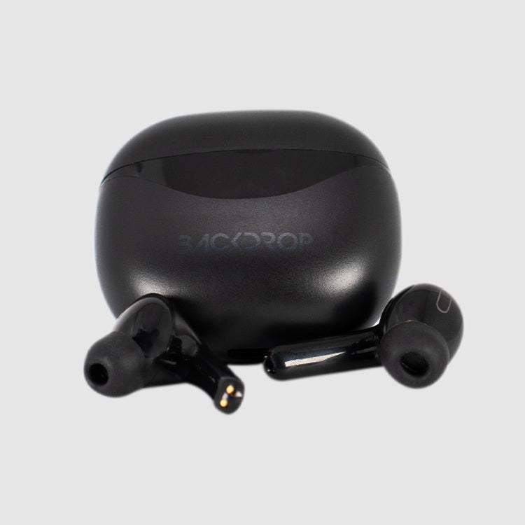 Audífonos Intrauriculares Backdrop con Micrófono TWS-3N Inalámbrico Bluetooth Negro