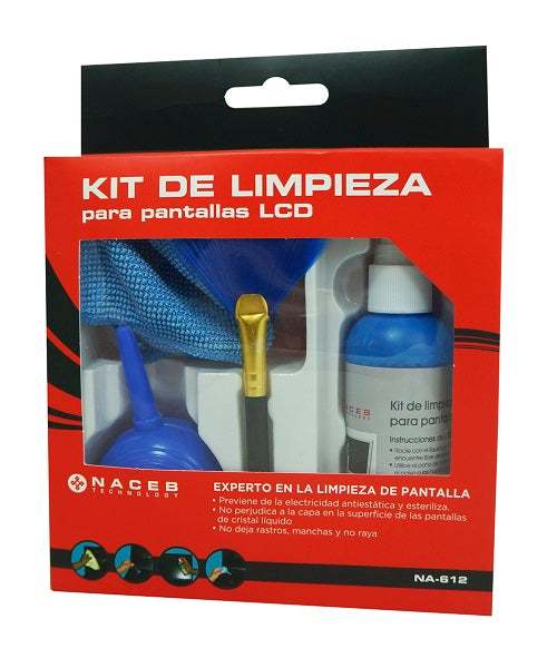 Kit de limpieza Naceb para pantalla LCD