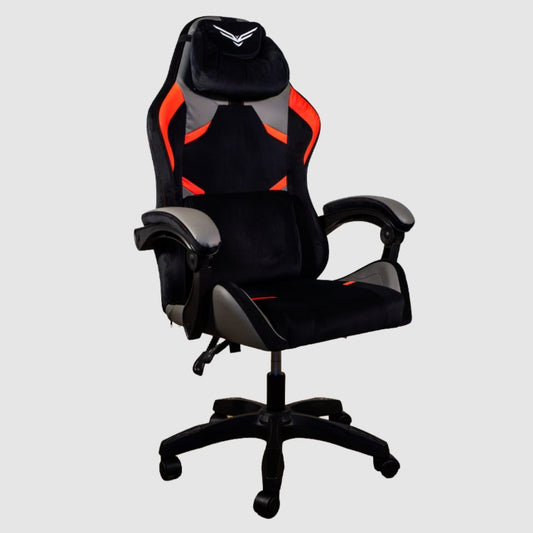 Silla gamer Naceb Bloodline Rage color Negro con diseño Gris con Naranja