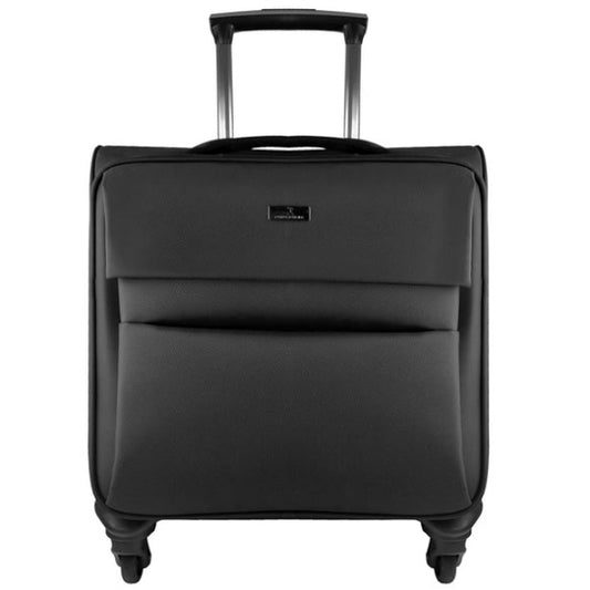 Maleta Perfect Choice ejecutivo de viaje para laptop con Trolley PRINT modelo PC-083009 color Negro
