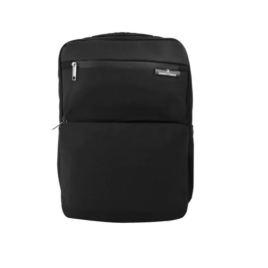 Mochila ejecutiva Perfect Choice para laptop 15.6 a 17 pulg modelo PC-085072 color Negro