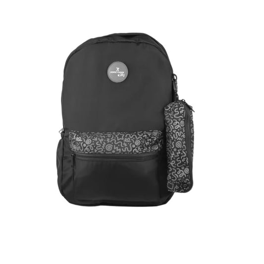 Mochila escolar Perfect Choice para niños Groovy modelo PC-085102 color Negro