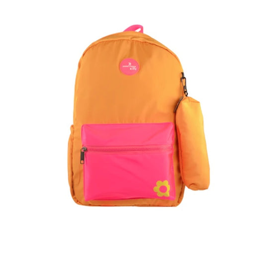 Mochila escolar Perfect Choice para niños Groovy modelo PC-085126 color Amarillo
