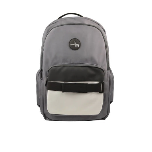 Mochila escolar Perfect Choice para niños Loopy modelo PC-085201 color Gris