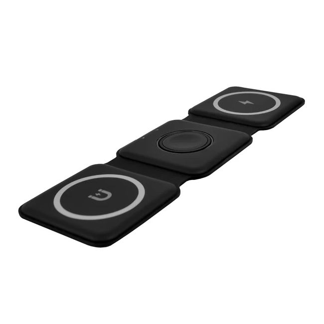 Cargador Perfect Choice Inalámbrico 3 en 1 Carga Rápida Plegable 3Charge modelo PC-241034