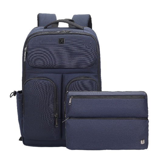 Mochila Perfect Choice Twinny Azul para laptop con funda PC-911159
