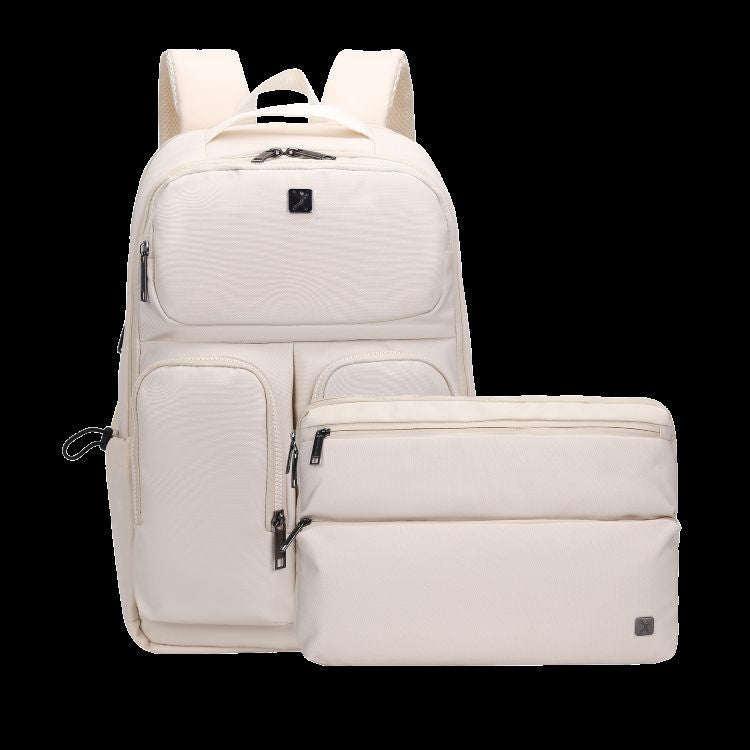 Mochila Perfect Choice Twinny Toupe para laptop con funda PC-911166