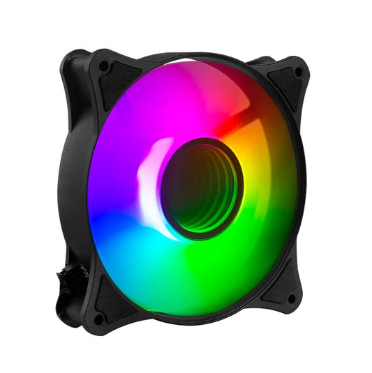 Ventilador Balam Rush 120mm Negro Eolox Blaze EX90 ARGB Rainbown 120x120x25mm 1200RPM Hidráulico 12V