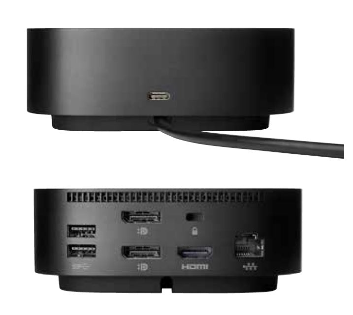 Docking station HP 5TW10AA USB-C G5 15W 1 Cable USB-C 4 USB 3.0 de carga 1 conector de audio combinado 2DP/1RJ45/1HDMI 2.0