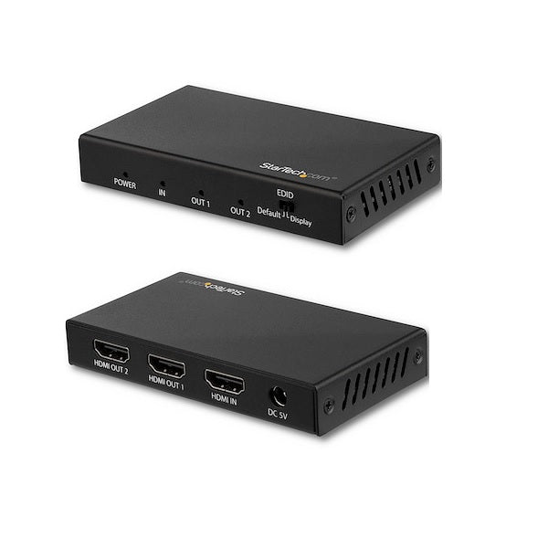 SPLITTER STARTECH HDMI DE 2 PUERTOS CON HDR -4K 60HZ - DIVISOR HDMI 1 ENTRADA DE 2 SALIDAS - SPLITTER HDMI DE 2 SALIDAS